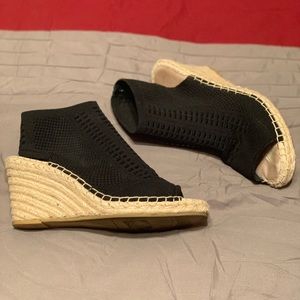 Steven Espadrille stretchy wedge